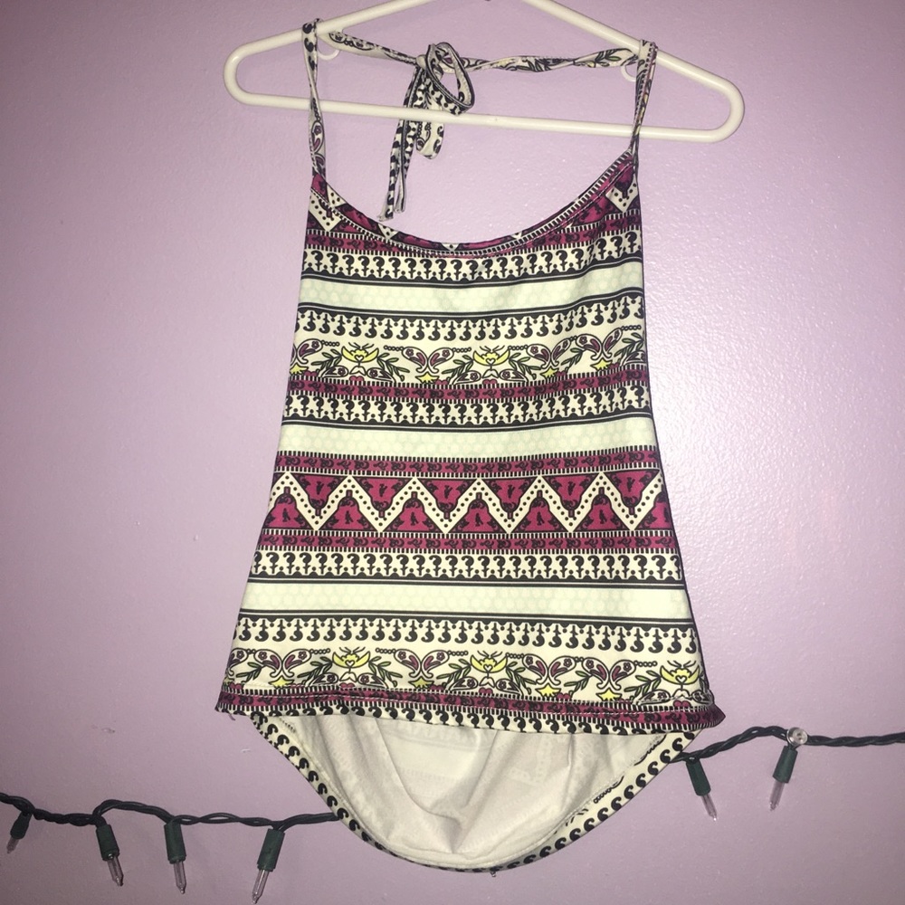 Colorful Halter Top